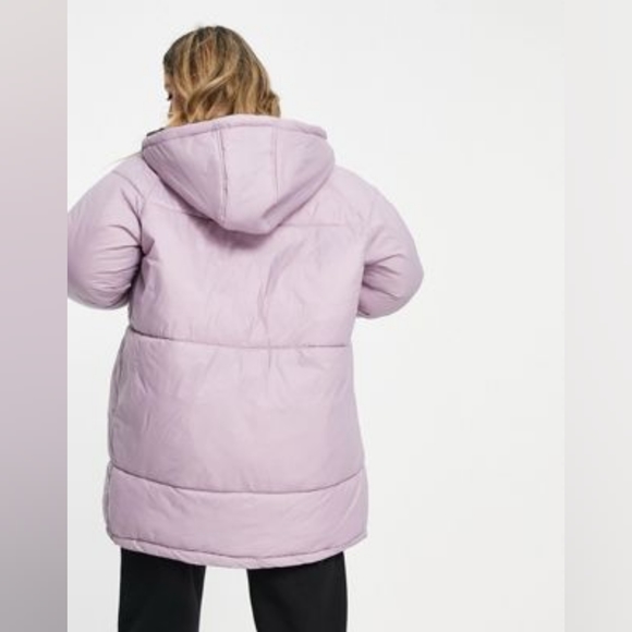 Wednesday's Girl Lilac Oversized Longline Jacket - US S - Picture 3 of 4